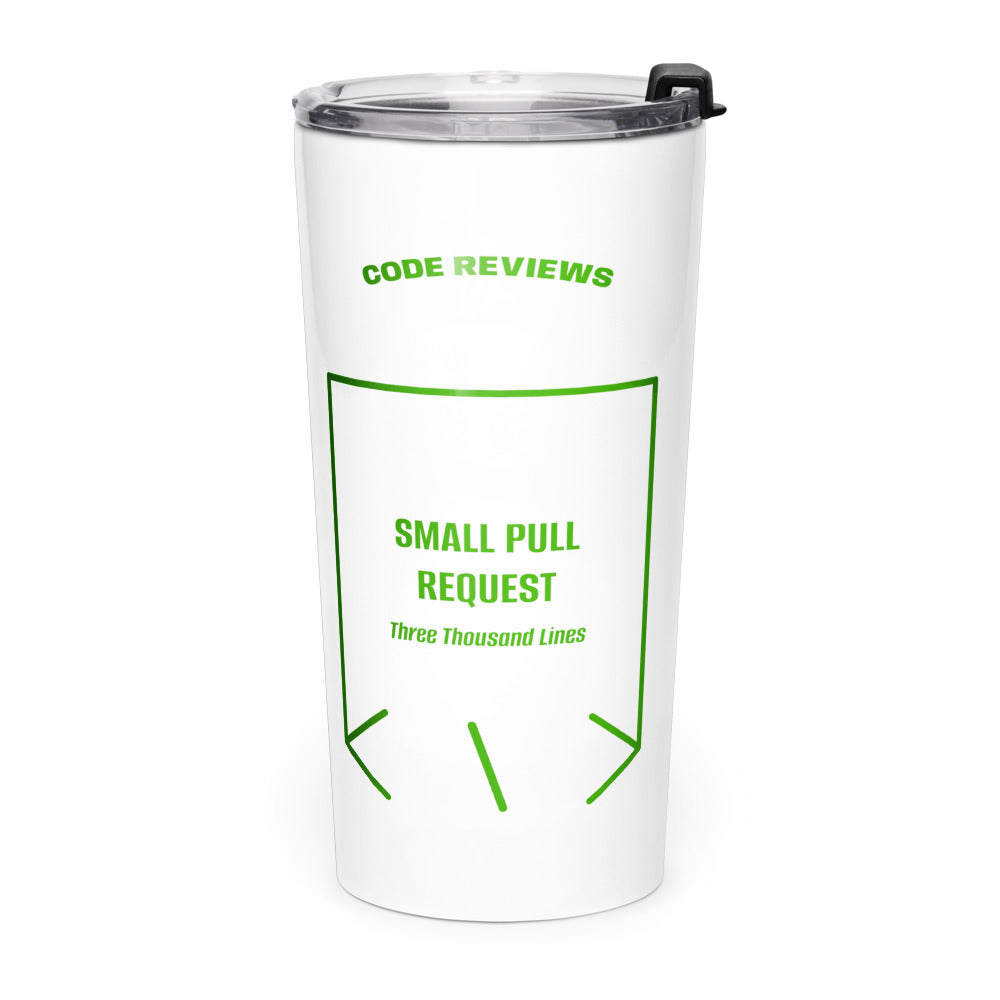 Small Pull Request — White Green back mockup (20oz)