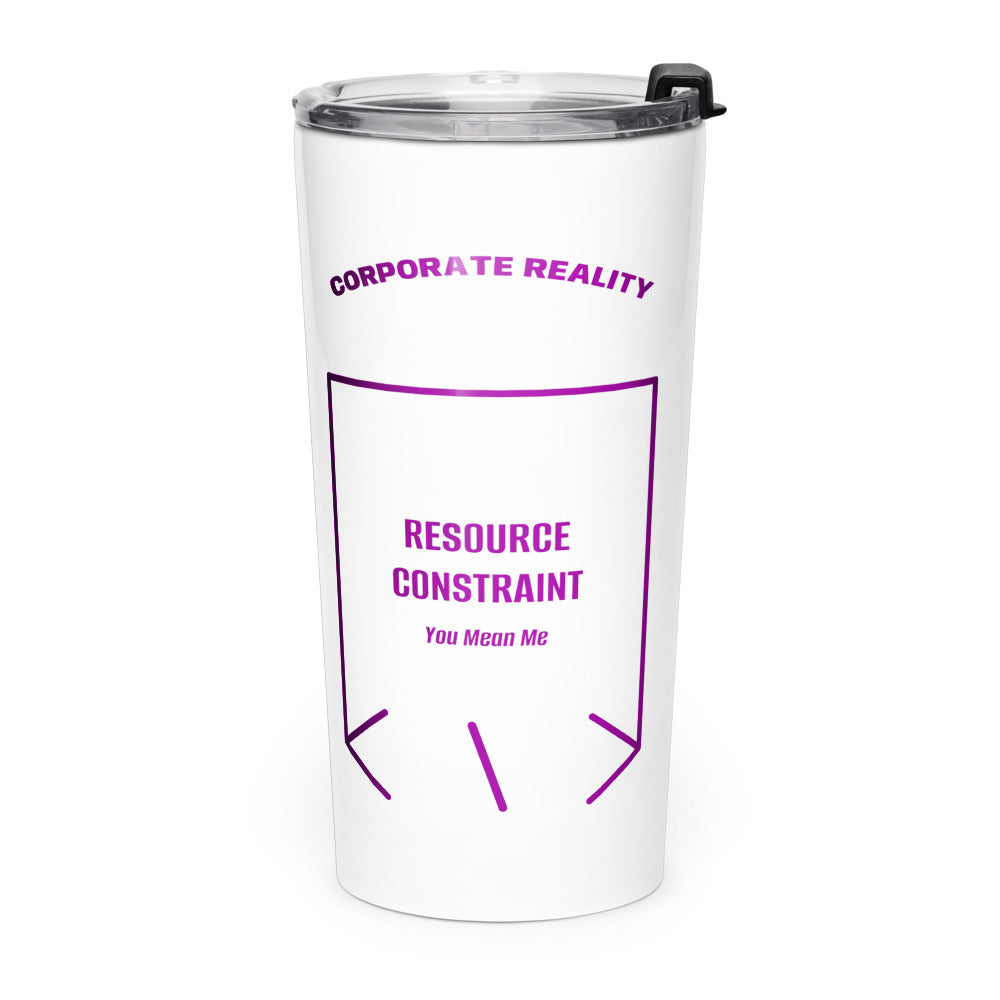 Resource Constraint — White Purple back mockup (20oz)