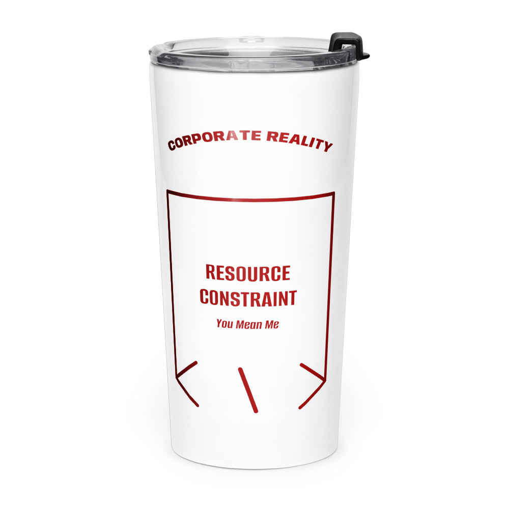 Resource Constraint — White Maroon back mockup (20oz)