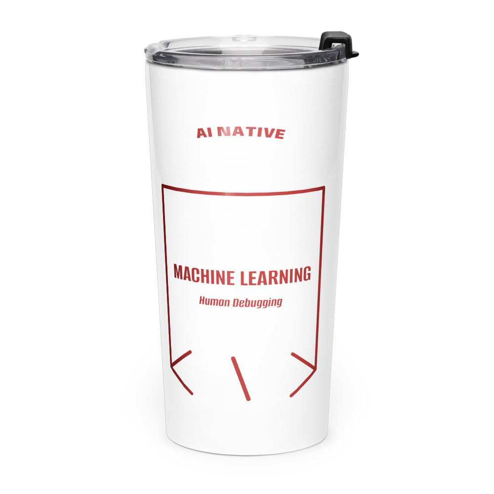 Machine Learning — White Brown back mockup (20oz)