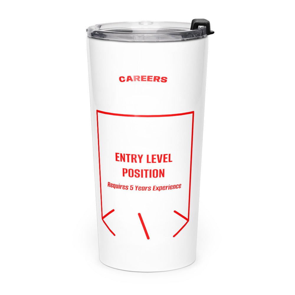 Entry Level Position — White Red back mockup (20oz)