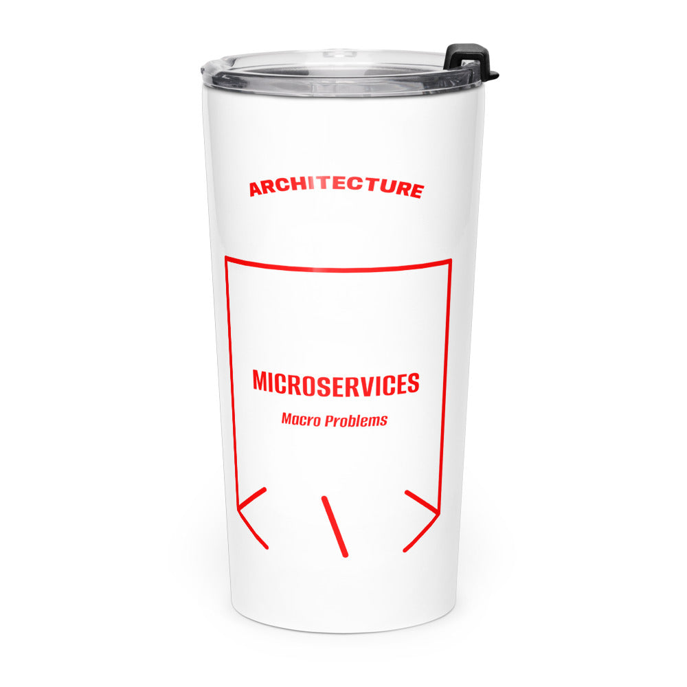 Microservices — White Red back mockup (20oz)