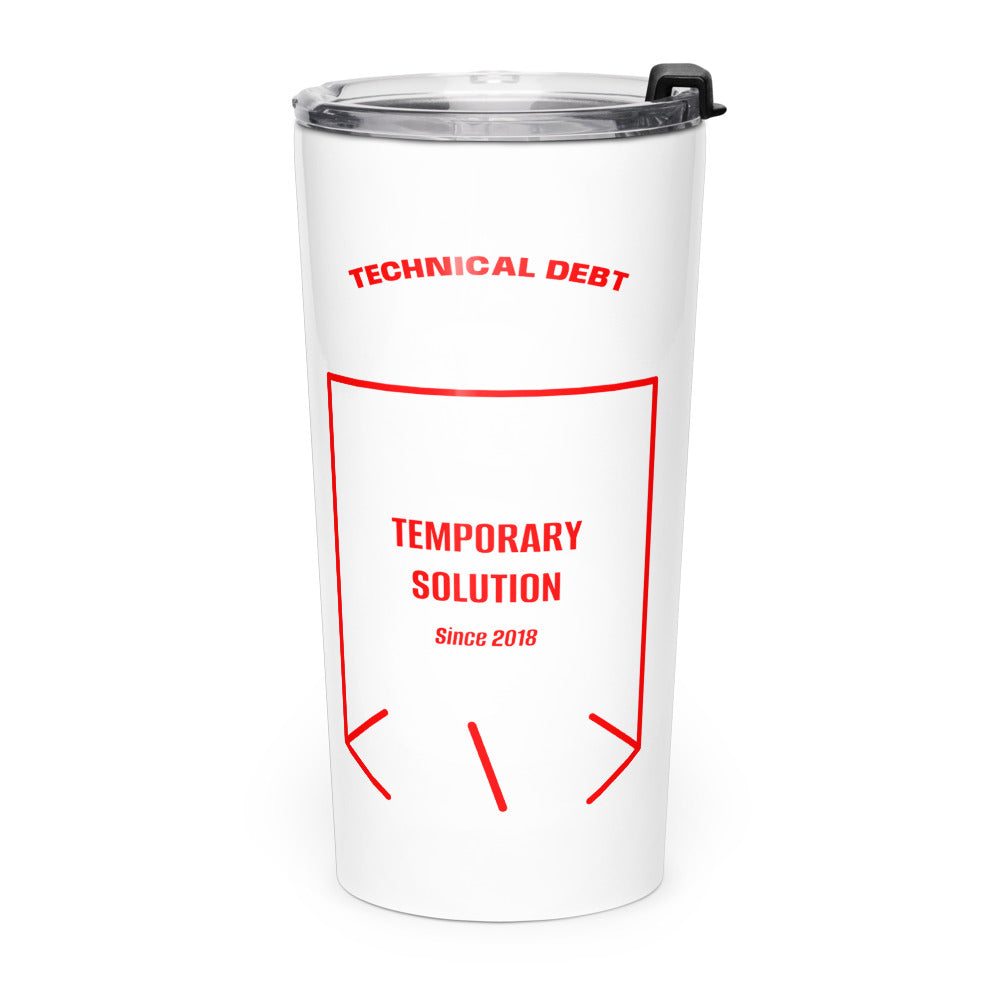 Temporary Solution — secondary back mockup