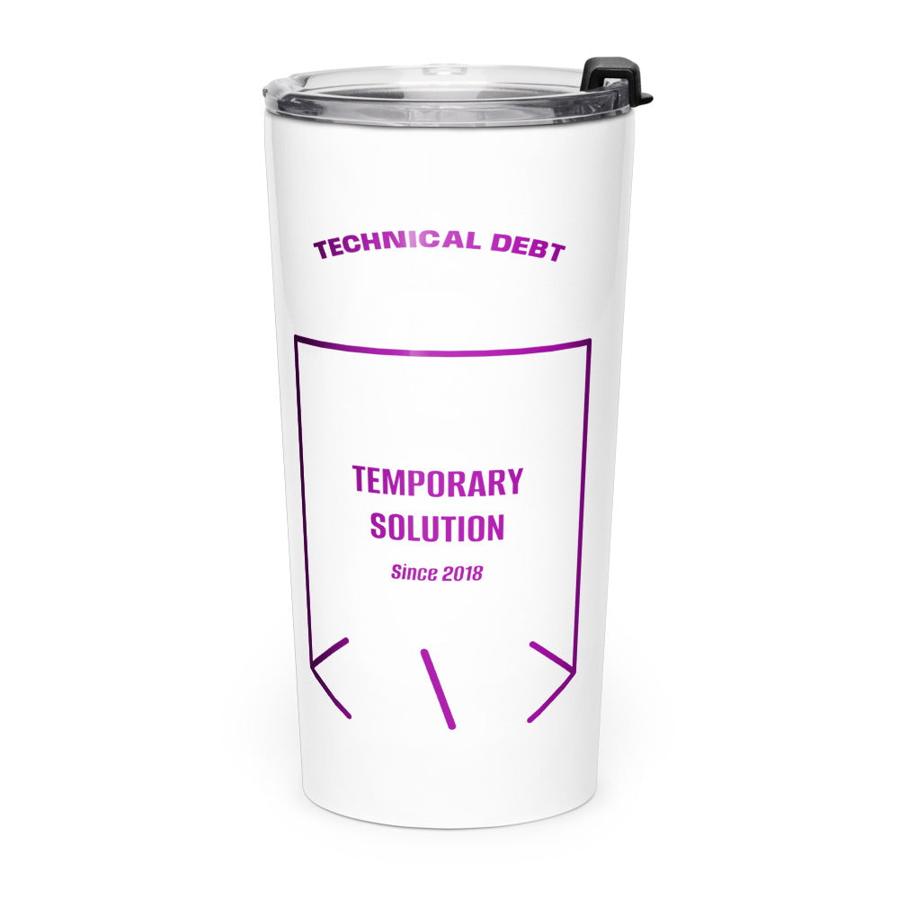 Temporary Solution — White Purple back mockup (20oz)