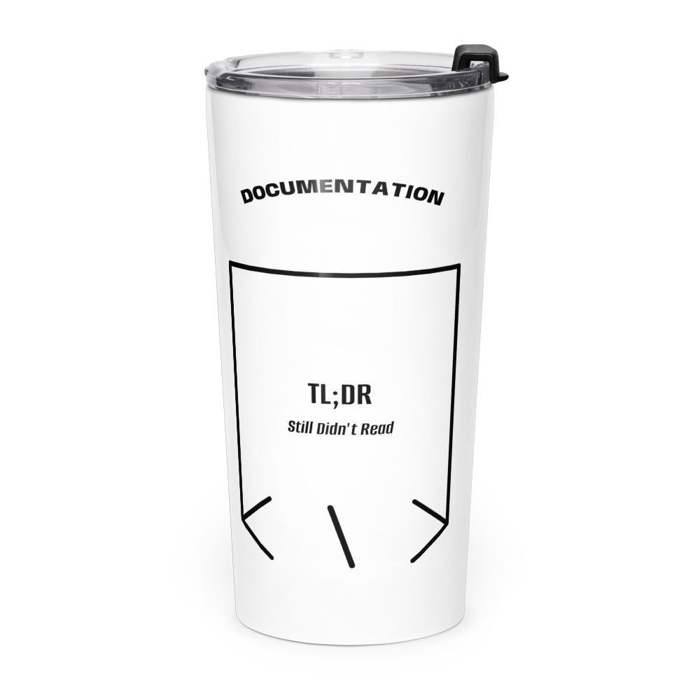TL;DR — White Black back mockup (20oz)