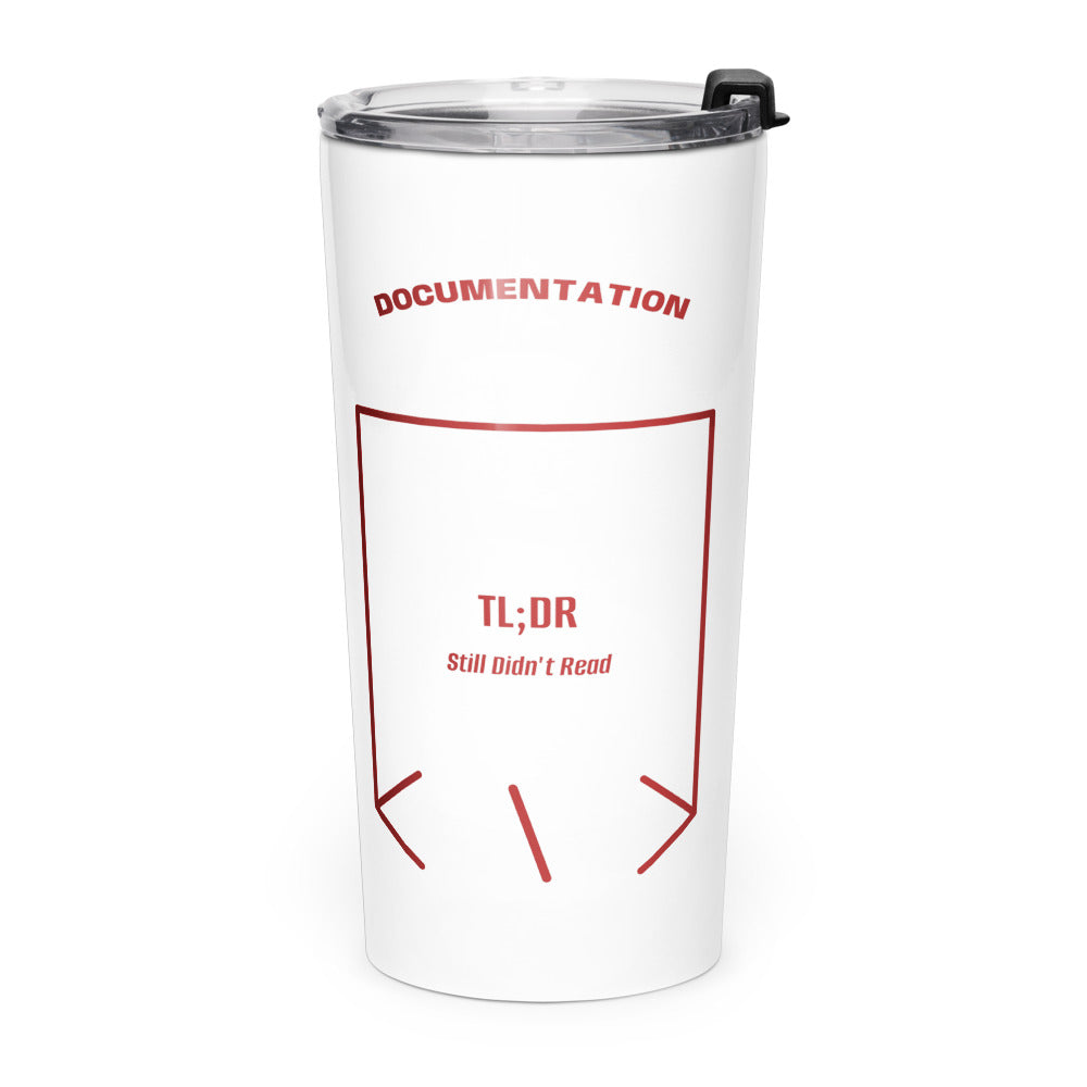 TL;DR — White Brown back mockup (20oz)
