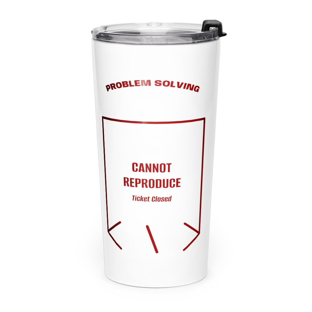 Cannot Reproduce — White Maroon back mockup (20oz)