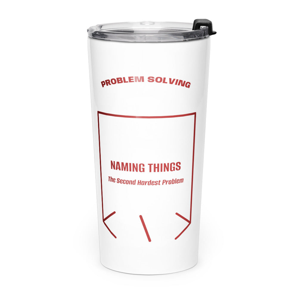 Naming Things — White Brown back mockup (20oz)