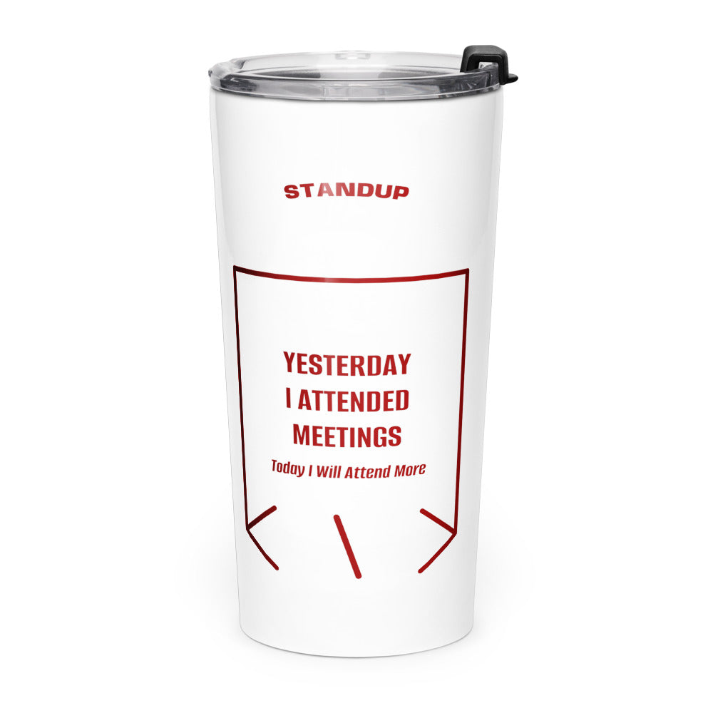 Yesterday I Attended Meetings — secondary back mockup