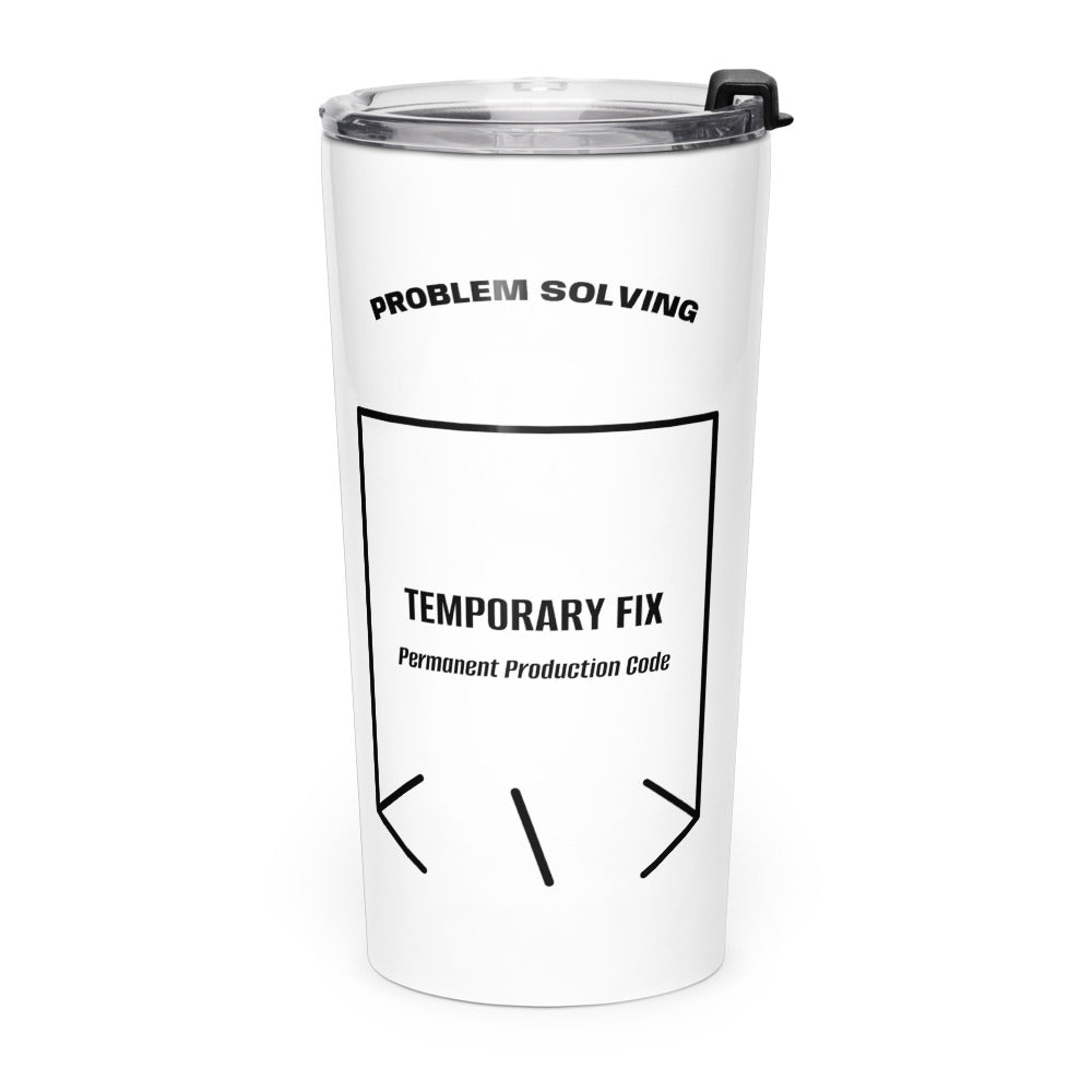 Temporary Fix — White Black back mockup (20oz)