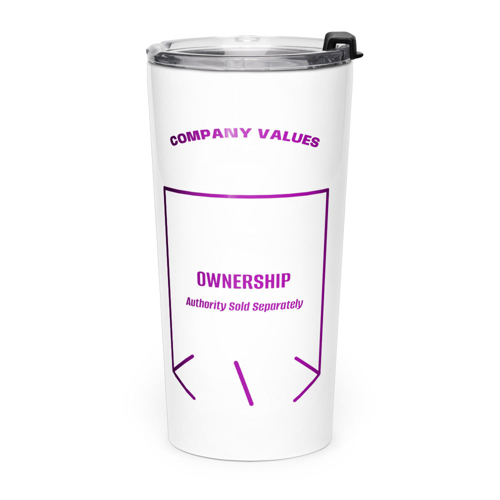 Ownership — White Purple back mockup (20oz)