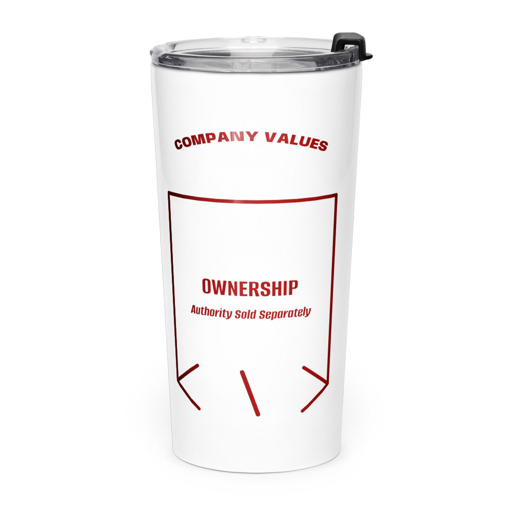 Ownership — White Maroon back mockup (20oz)