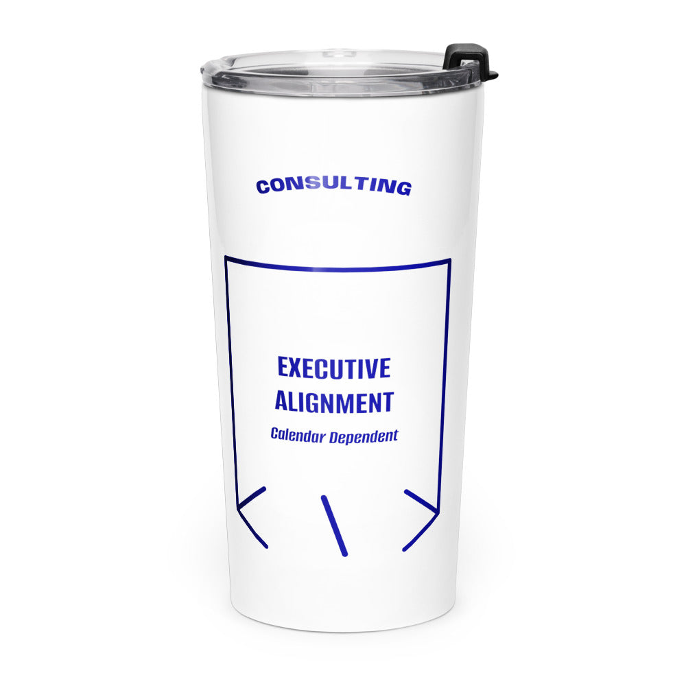 Executive Alignment — White Navy back mockup (20oz)