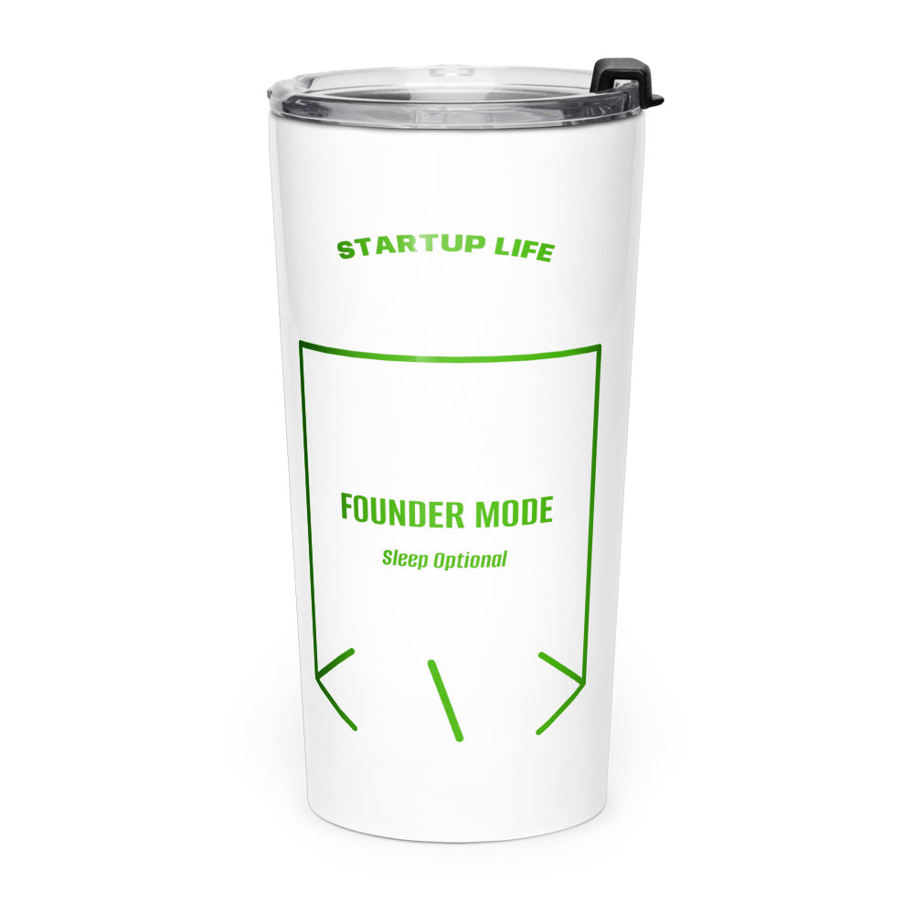 Founder Mode — White Green back mockup (20oz)