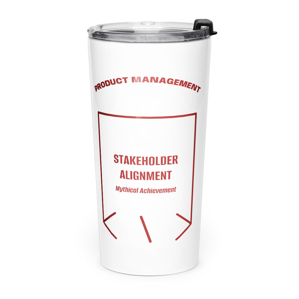 Stakeholder Alignment — White Brown back mockup (20oz)