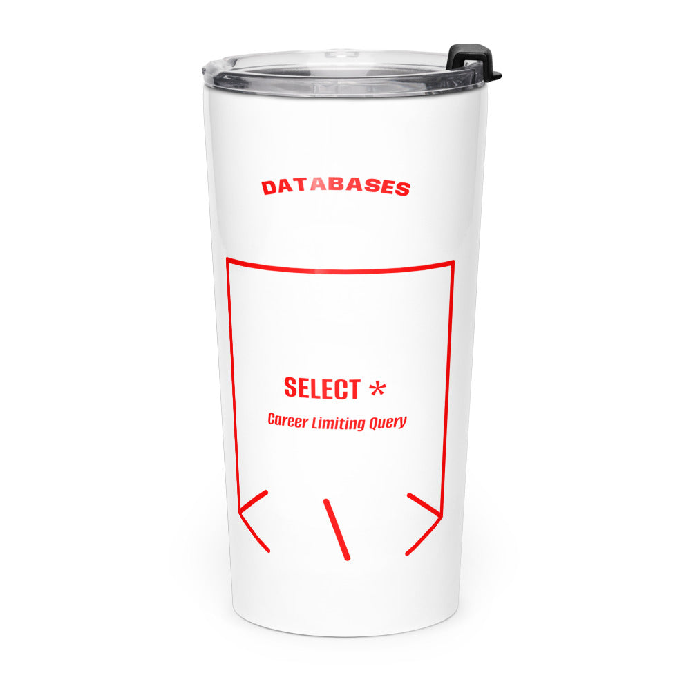 SELECT * — White Red back mockup (20oz)