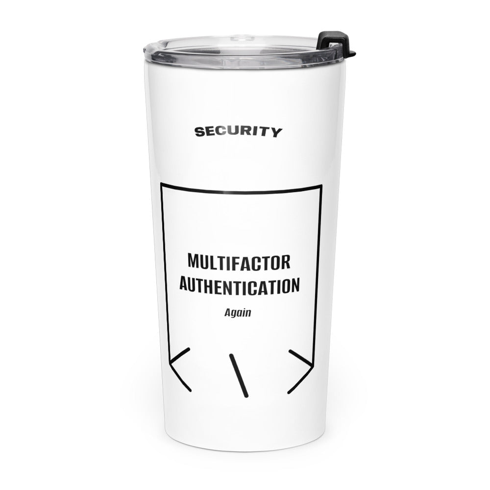 Multifactor Authentication — White Black back mockup (20oz)