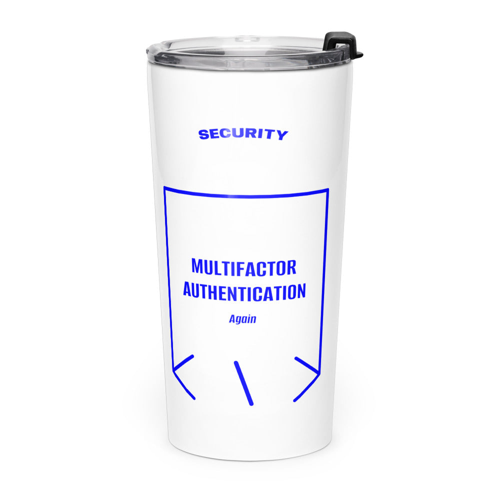 Multifactor Authentication — White Blue back mockup (20oz)