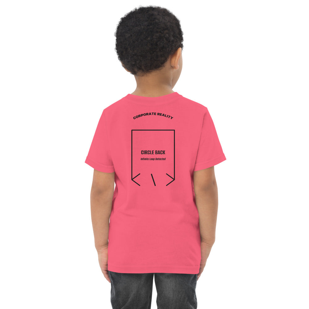 Circle Back — Hot Pink Black back mockup
