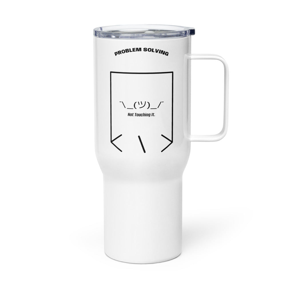 ¯\_(ツ)_/¯ — White Black back mockup (25 oz)