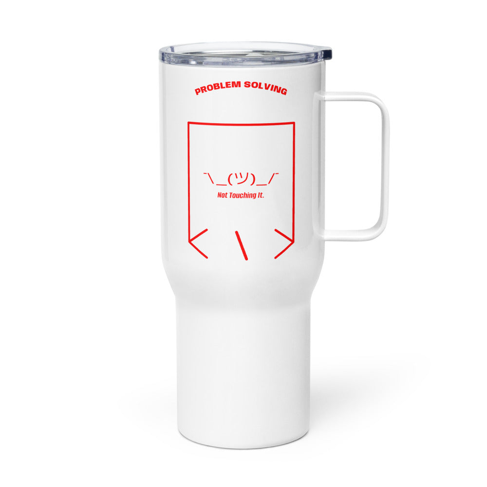 ¯\_(ツ)_/¯ — White Red back mockup (25 oz)