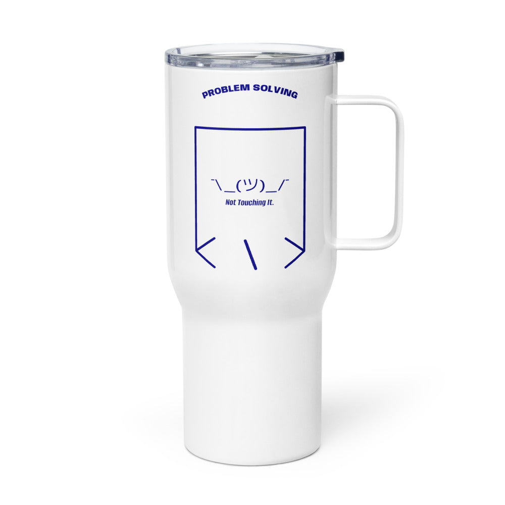 ¯\_(ツ)_/¯ — White Navy back mockup (25 oz)
