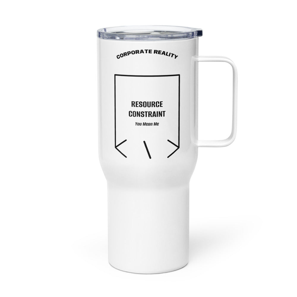 Resource Constraint — White Black back mockup (25 oz)