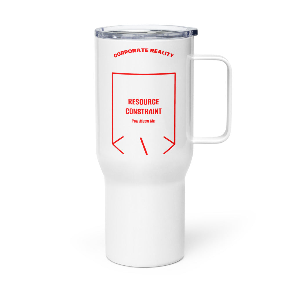 Resource Constraint — White Red back mockup (25 oz)
