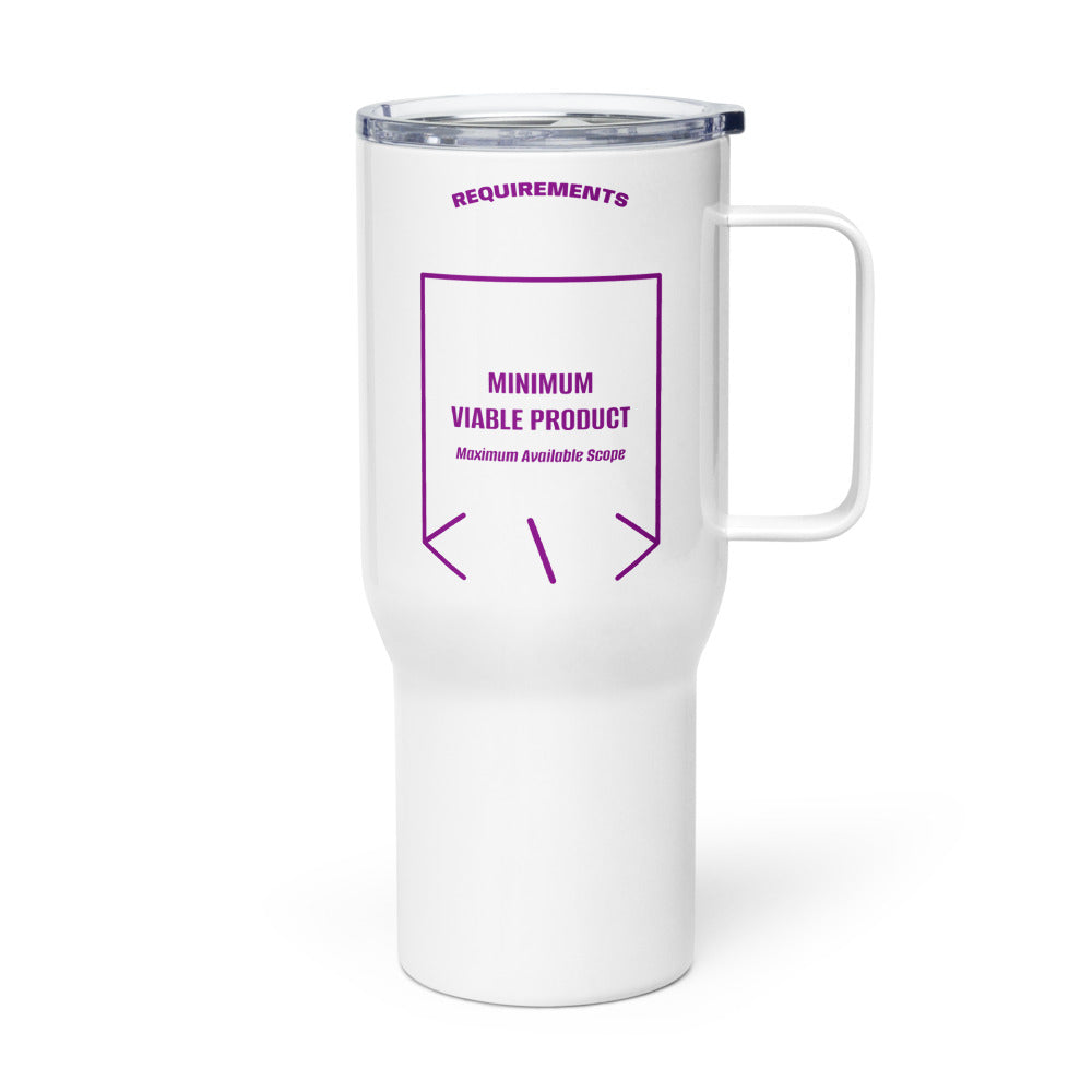 Minimum Viable Product — White Purple back mockup (25 oz)