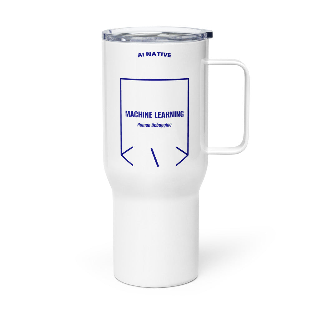 Machine Learning — White Navy back mockup (25 oz)