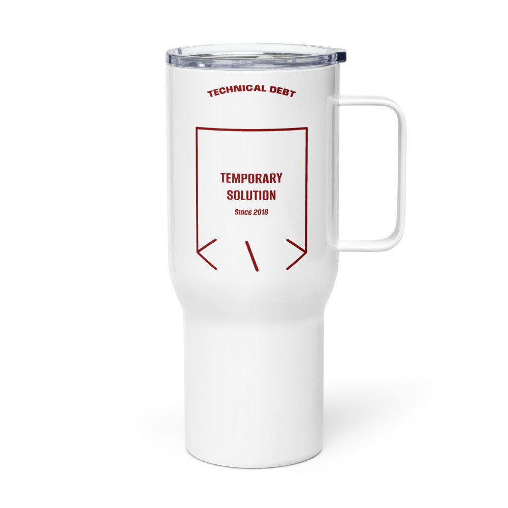 Temporary Solution — White Maroon back mockup (25 oz)
