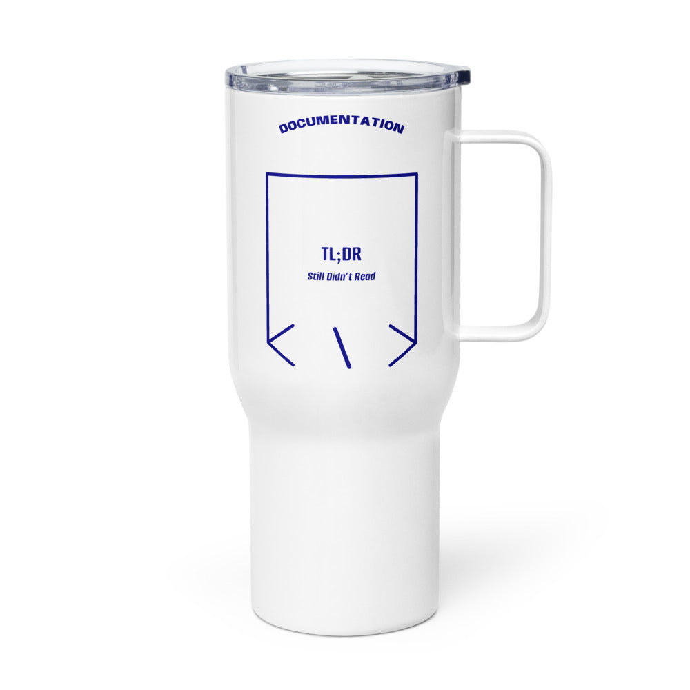 TL;DR — White Navy back mockup (25 oz)