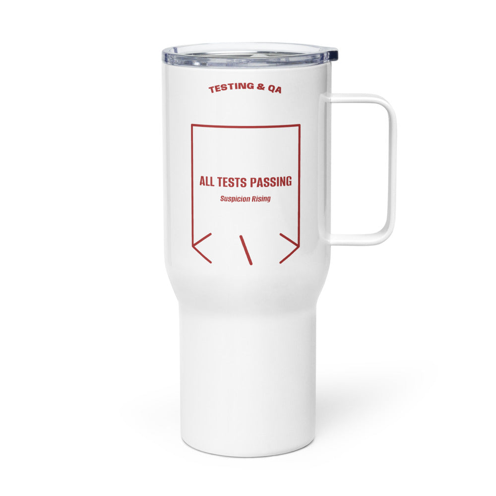 All Tests Passing — White Brown back mockup (25 oz)