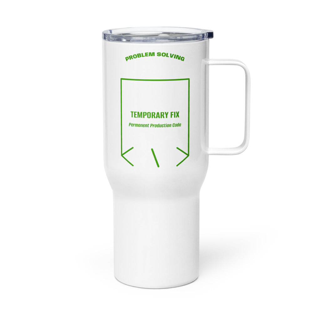Temporary Fix — White Green back mockup (25 oz)