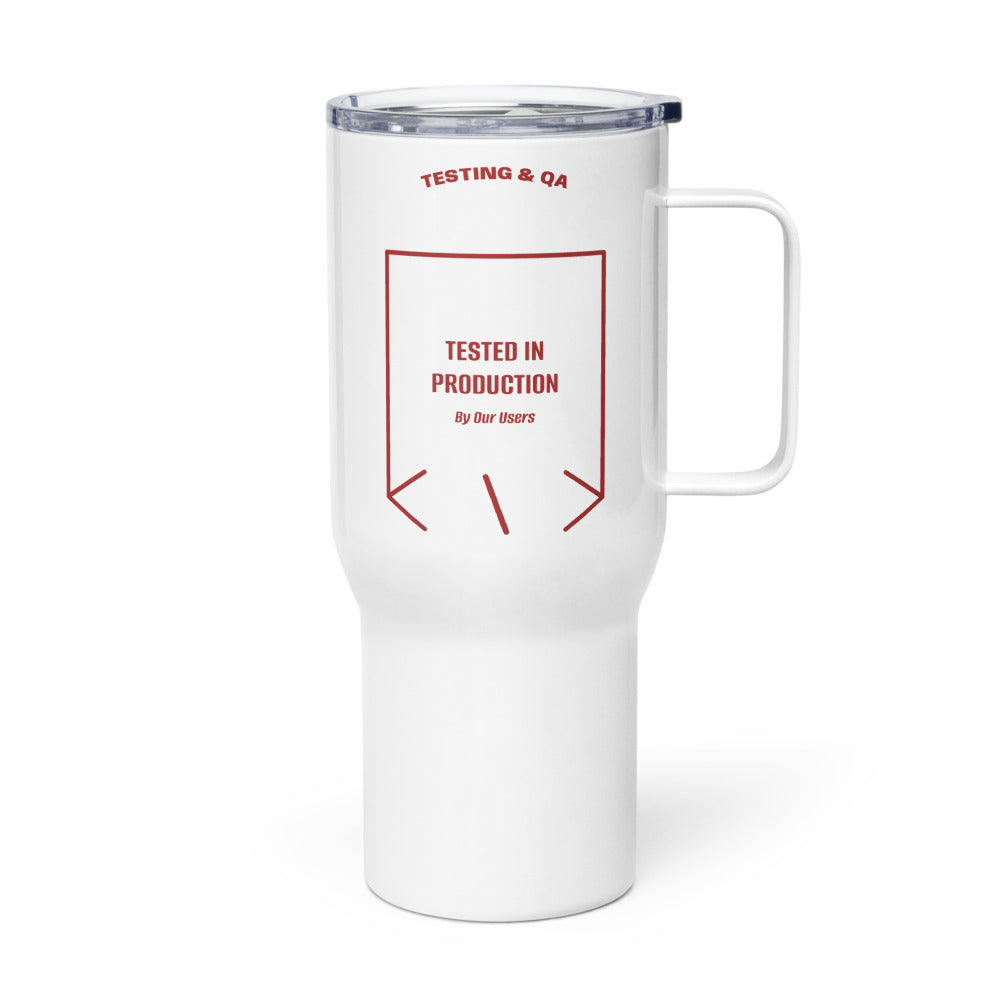 Tested In Production — White Brown back mockup (25 oz)