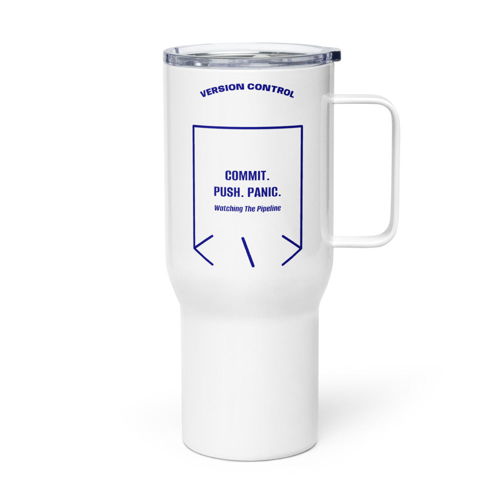 Commit. Push. Panic. — secondary back mockup