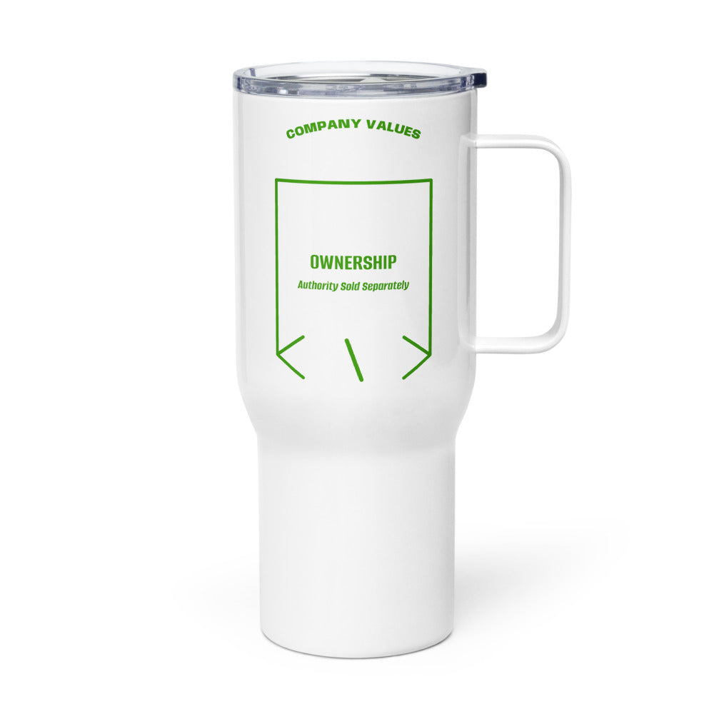 Ownership — White Green back mockup (25 oz)