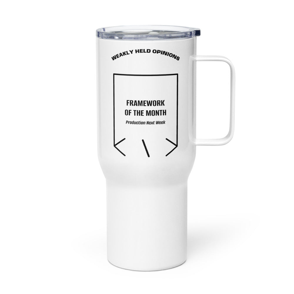 Framework Of The Month — White Black back mockup (25 oz)