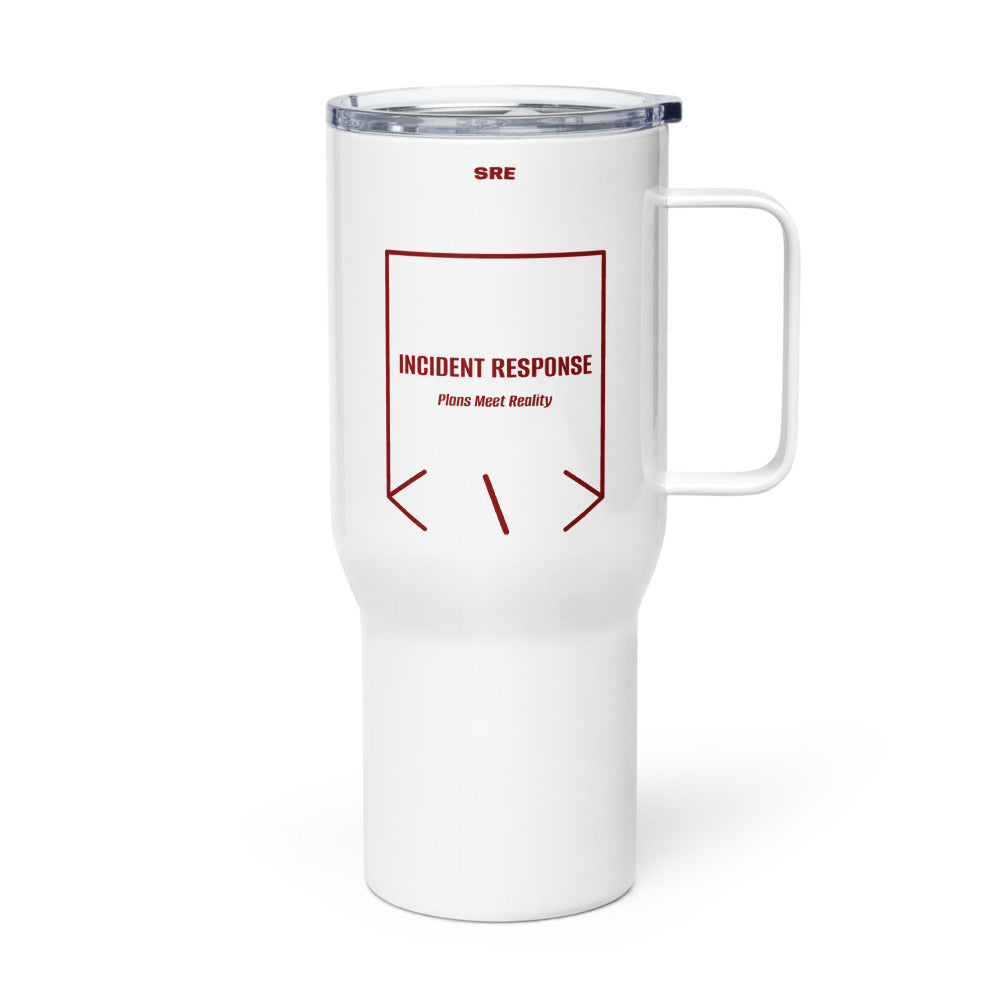 Incident Response — White Maroon back mockup (25 oz)