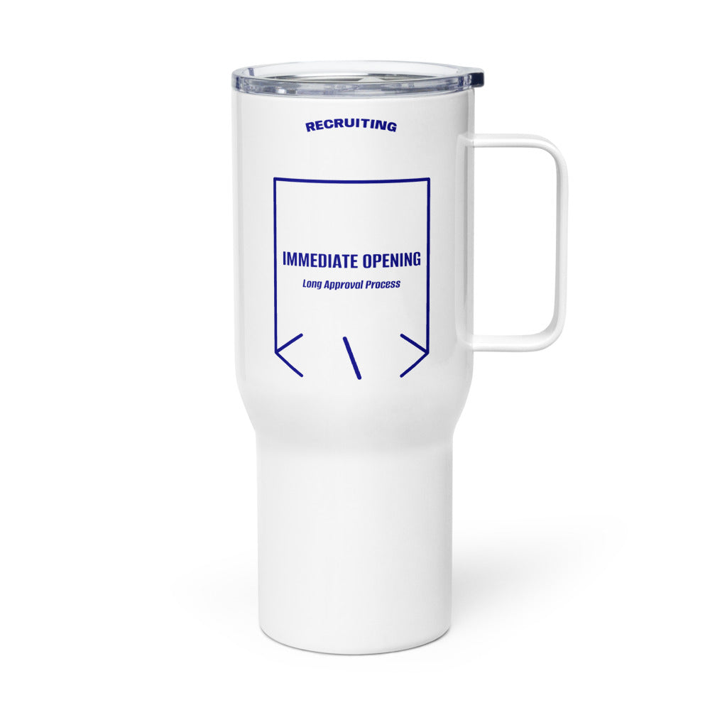 Immediate Opening — White Navy back mockup (25 oz)