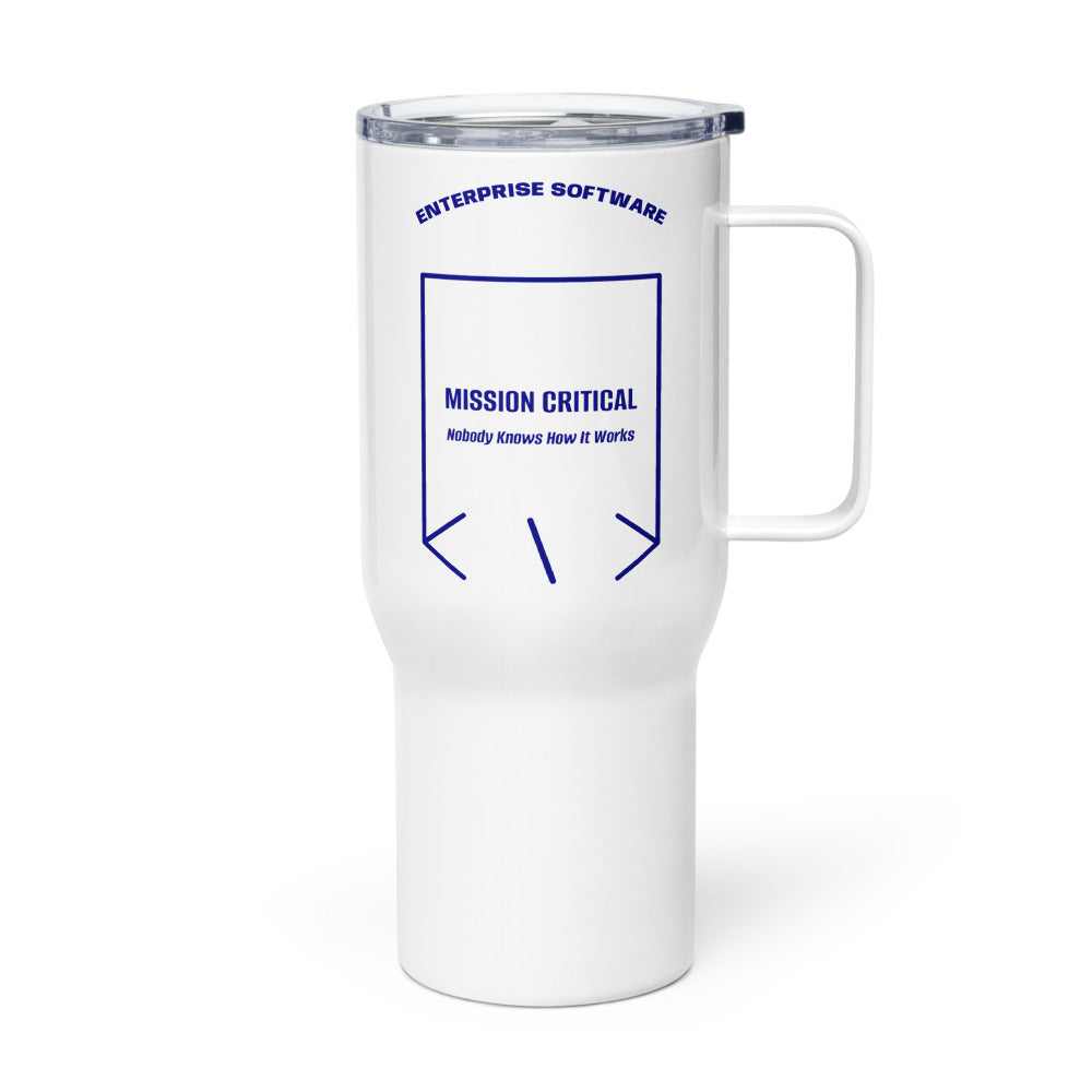 Mission Critical — White Navy back mockup (25 oz)