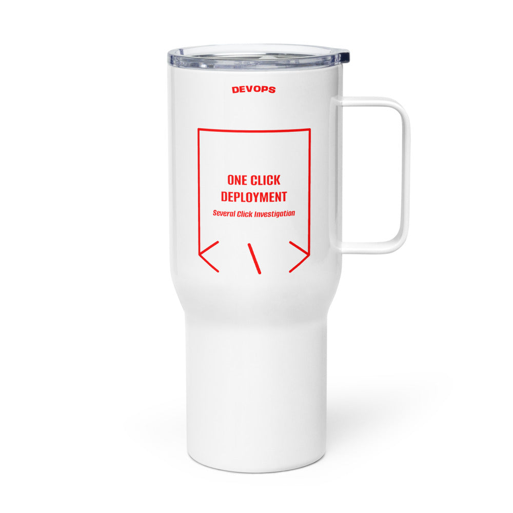 One Click Deployment — White Red back mockup (25 oz)