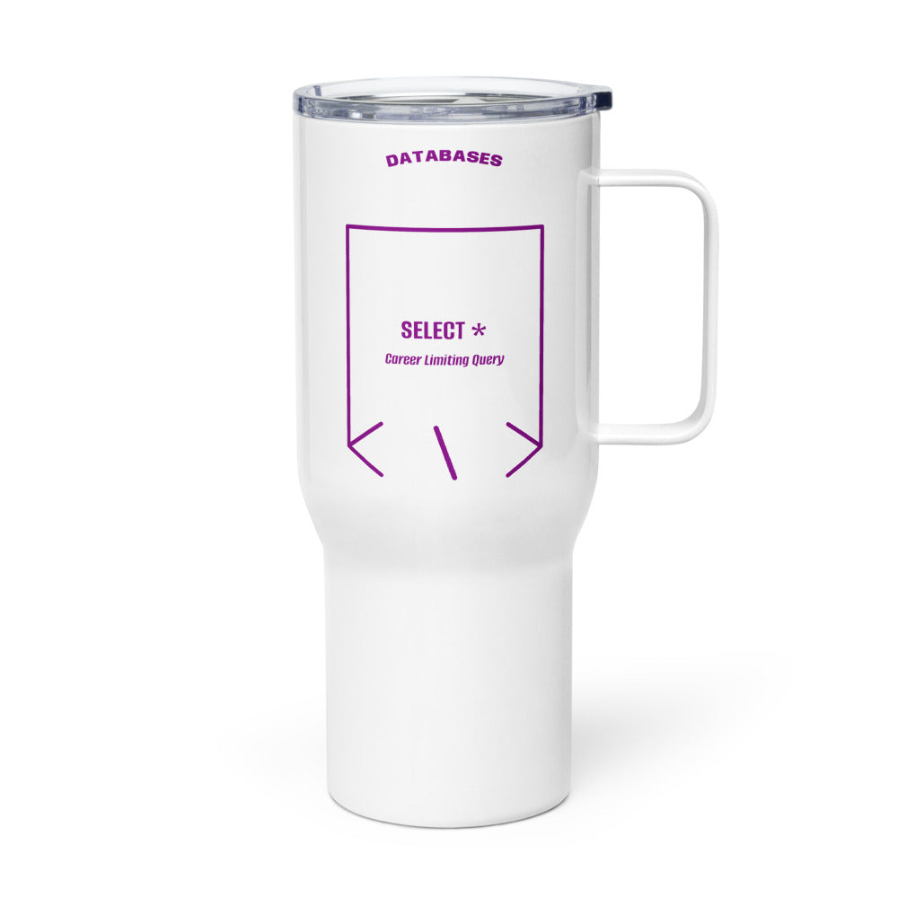 SELECT * — White Purple back mockup (25 oz)