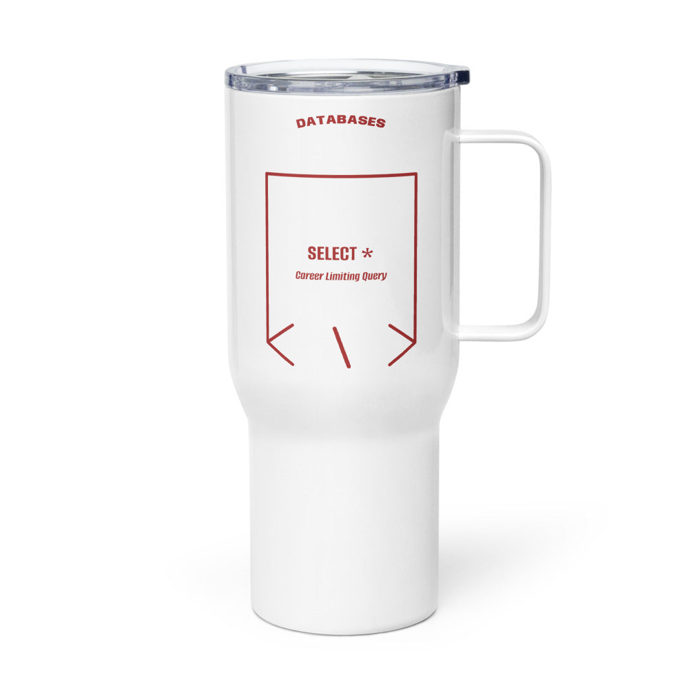 SELECT * — White Brown back mockup (25 oz)