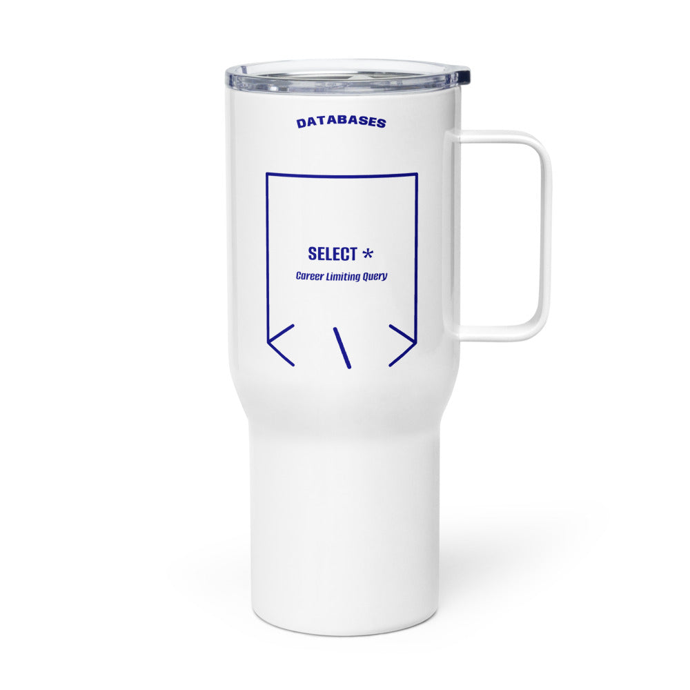 SELECT * — White Navy back mockup (25 oz)