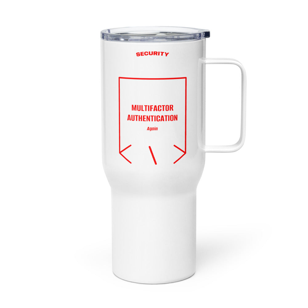 Multifactor Authentication — White Red back mockup (25 oz)