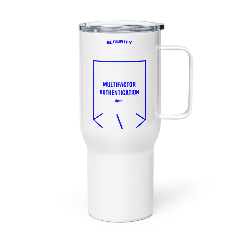 Multifactor Authentication — White Blue back mockup (25 oz)