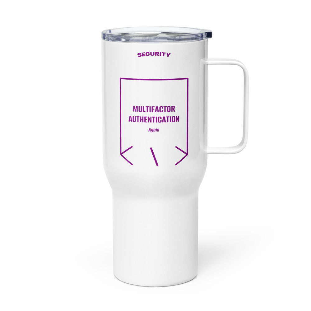 Multifactor Authentication — White Purple back mockup (25 oz)