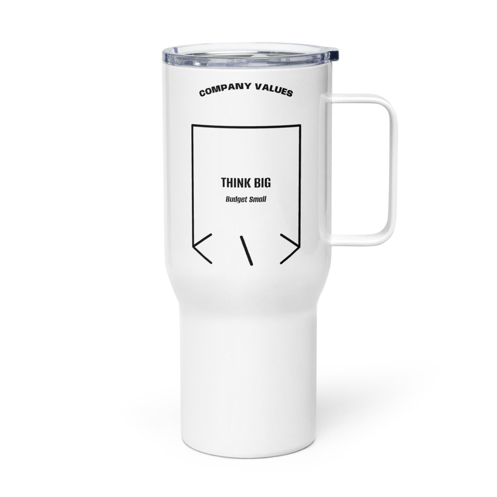 Think Big — White Black back mockup (25 oz)