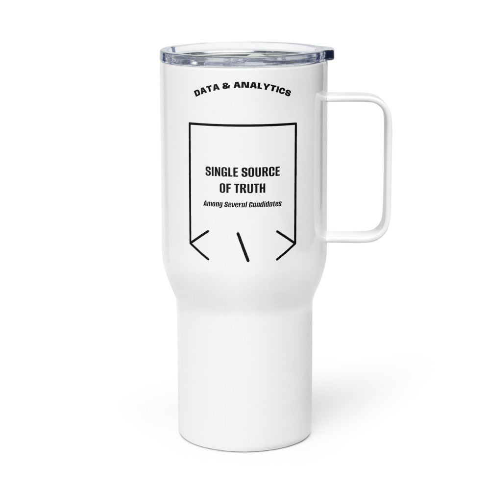 Single Source Of Truth — White Black back mockup (25 oz)